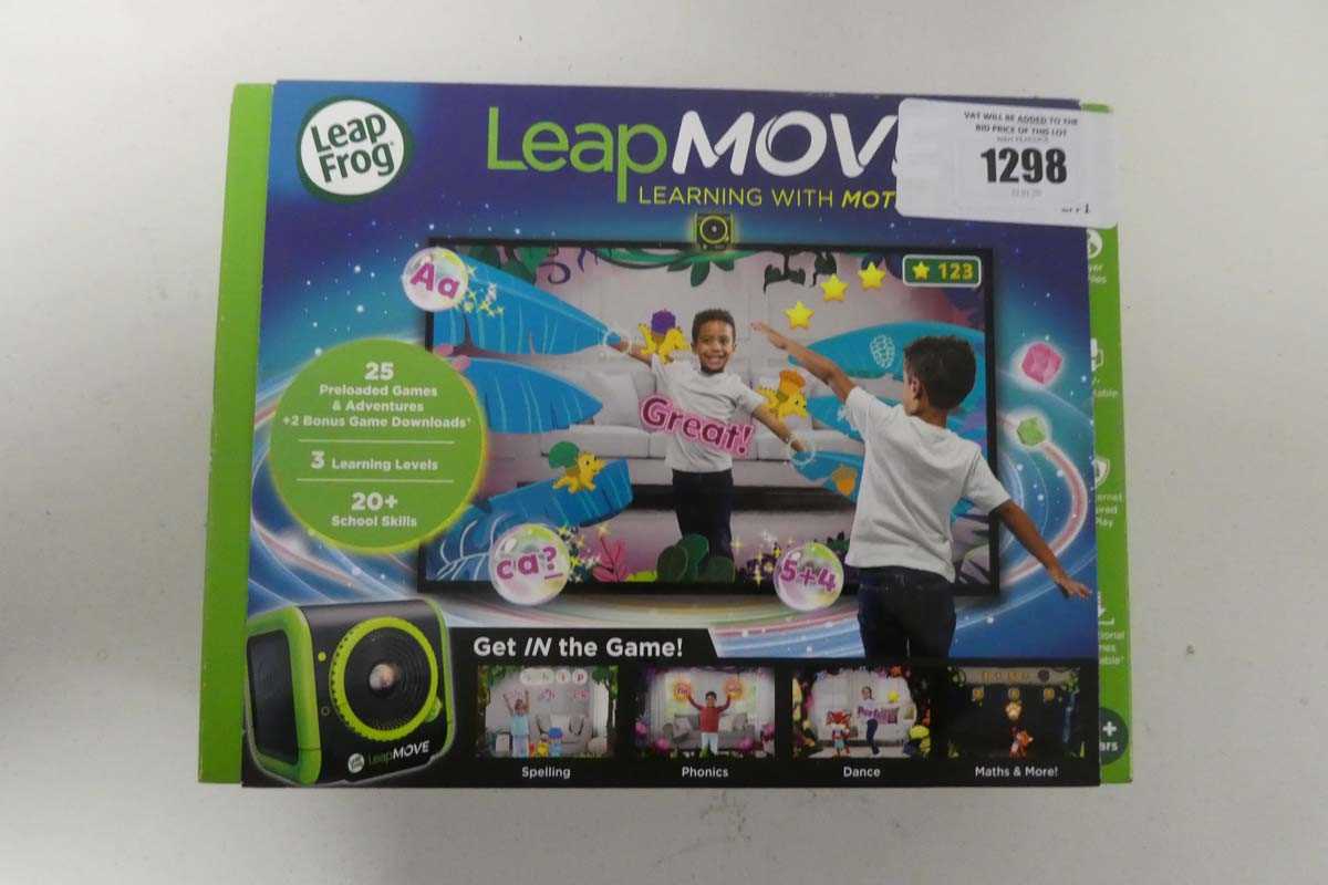 Lot 1298 - LeapFrog LeapMove Learning With Motion with 25...