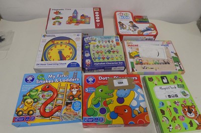 Lot 1304 - Selection of childrens games incl. magnetic...