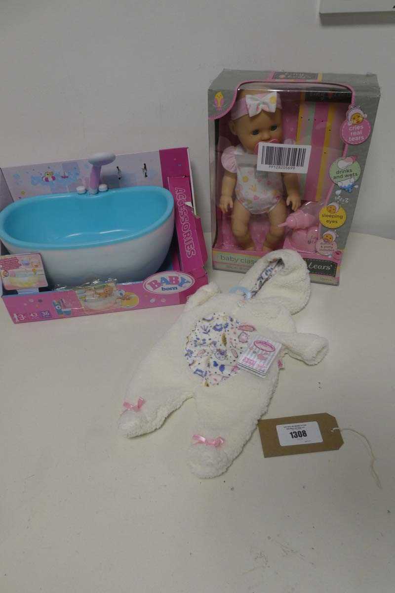 Lot 1308 - Boxed Tiny Tears Baby Classic, Baby Anabel...