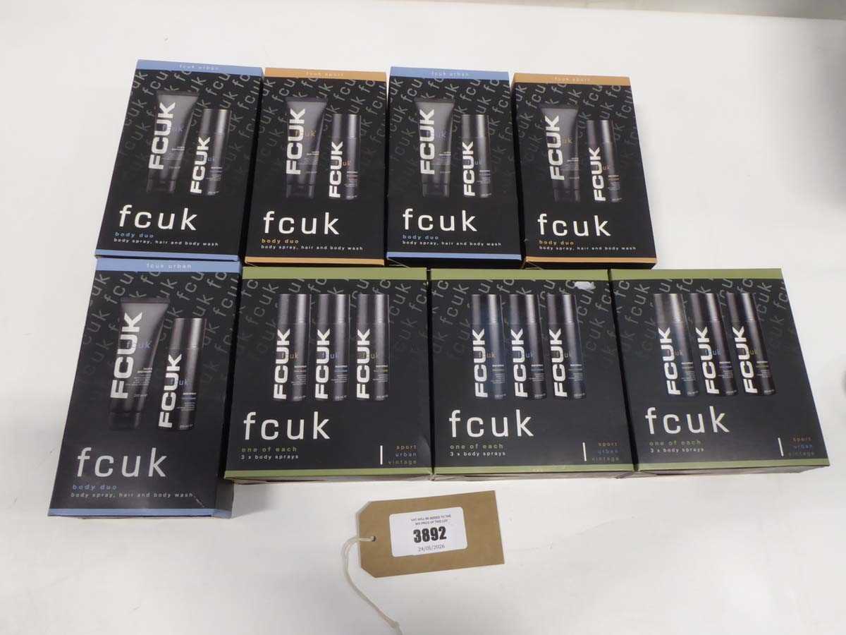 Lot x8 FCUK gift sets