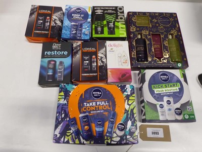 Lot x9 mixed giftsets to include Nivea Men, The...