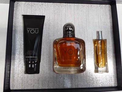 Lot Emporio Armani Stronger with you fragrance set