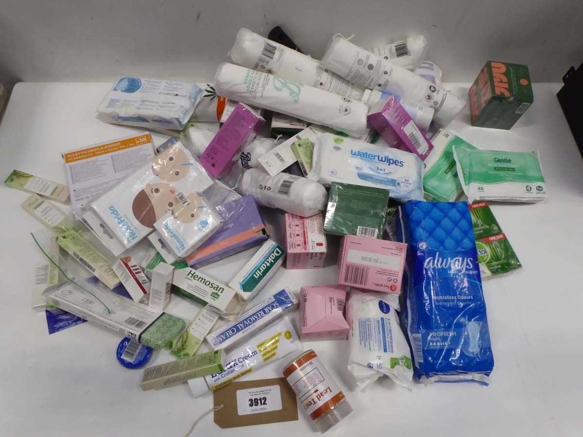 Lot Selection of mixed items to include medical...