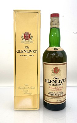 Lot 49 - A bottle of The Glenlivet 12 year old...