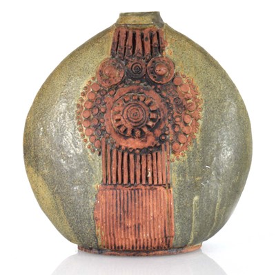 Lot 82 - Bernard Rooke (b.1938), a studio pottery vase...