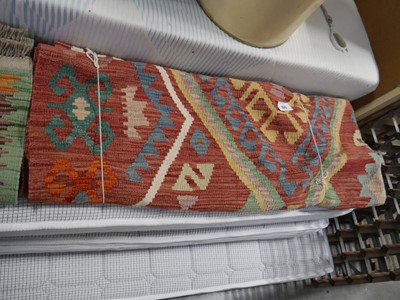 Lot 1575 - Multi coloured woven rug