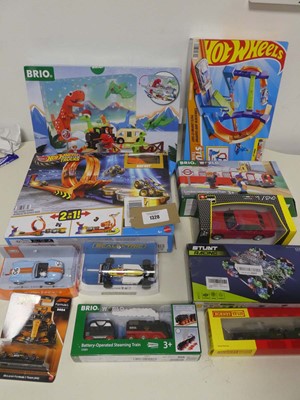 Lot 1328 - Selection of cars and trains incl. Brio World...