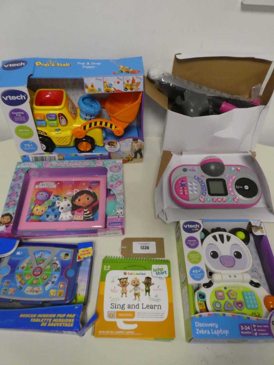 Lot 1336 - Selection of interactive toys and games incl....