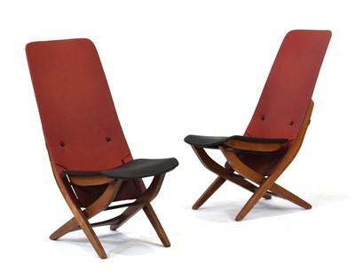 Lot 7 - A pair of 1960/70's French adjustable low...