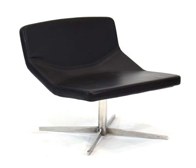 Lot 8 - A late 20th century low swivel chair with...