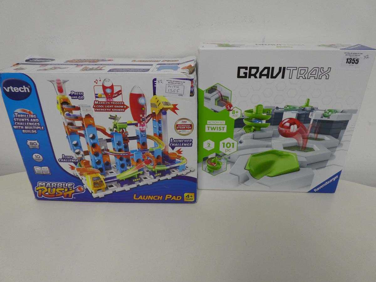 Lot 1355 - Gravitrax Action Set Twist with Vtech Marble...