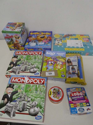 Lot 1356 - Selection of board games incl. Pop-up Pirate,...