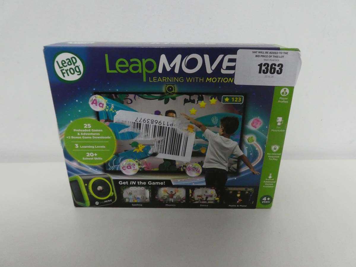 Lot 1363 - LeapFrog LeapMove Learning With Motion with 25...