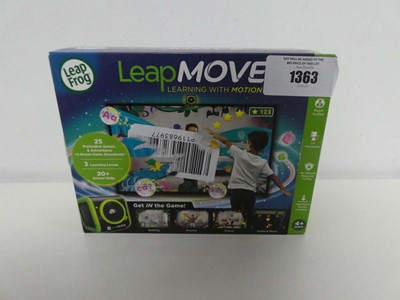 Lot 1363 - LeapFrog LeapMove Learning With Motion with 25...