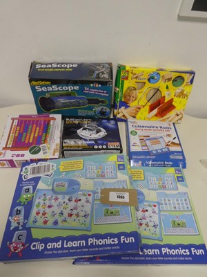 Lot 1365 - Selection of learning toys incl. GeoSafari...