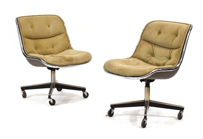Lot 13 - Charles Pollock for Knoll, a pair of executive...