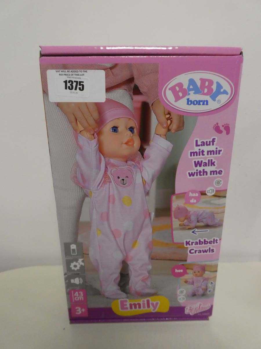Lot 1375 - BABY born Walk With Me Emily