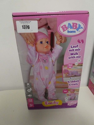 Lot 1376 - BABY born Walk With Me Emily
