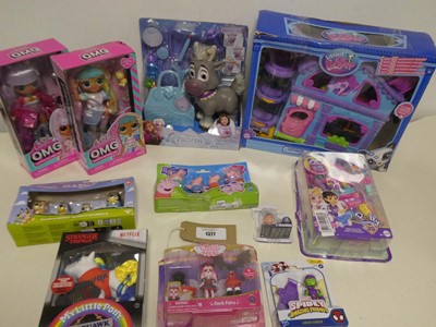 Lot 1377 - Selection of dolls and figures incl. Littlest...