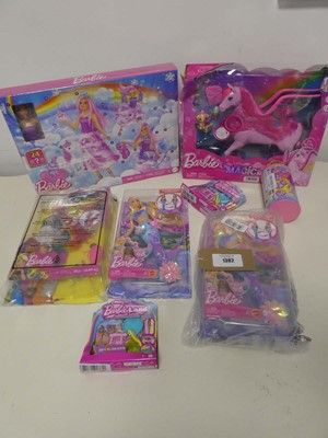 Lot 1382 - Selection of Barbie items incl. Barbie 24 door...