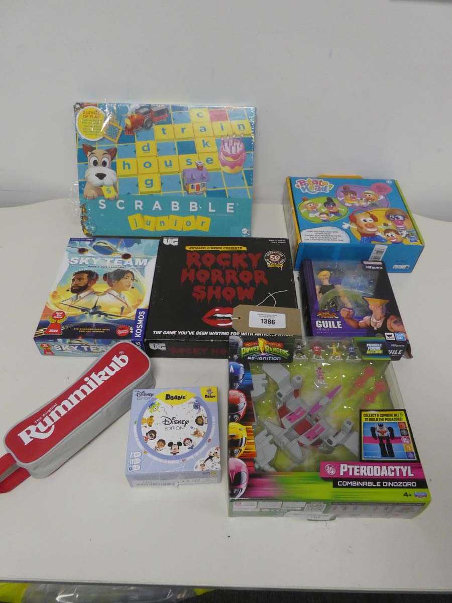 Lot 1386 - Selection of board games and figures incl....