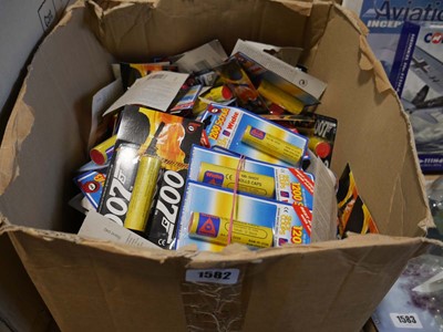 Lot 1582 - Box containing 007 cap gun caps in original...