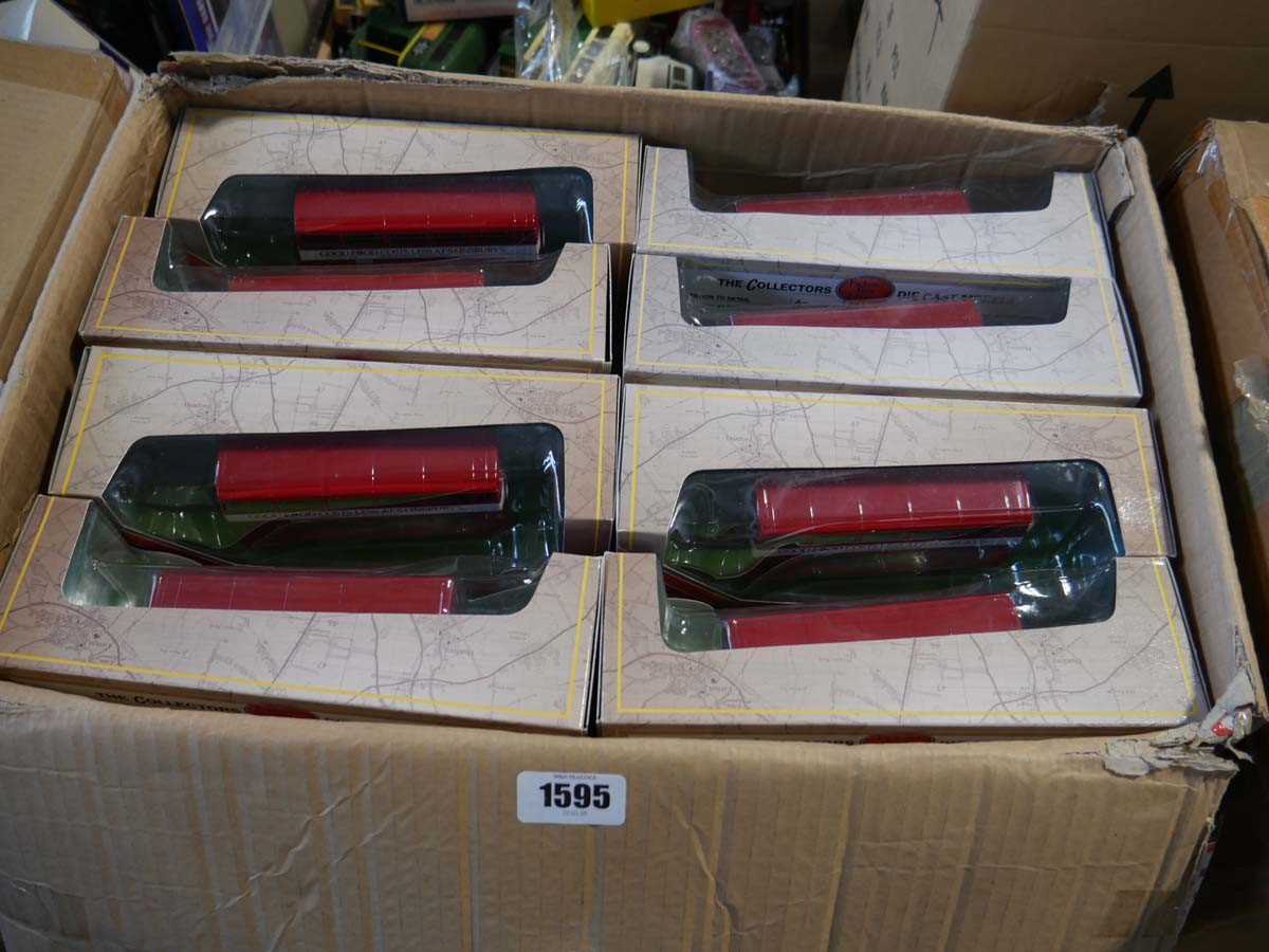 Lot 1595 - Box containing exclusive 1st Editions buses...