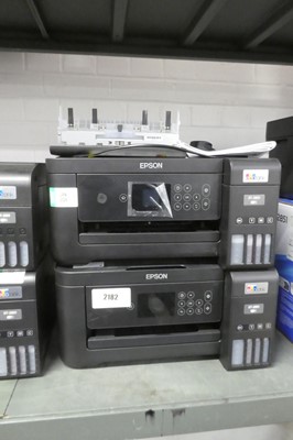 Lot 2182 - 2 Epson ET-2851 EcoTank printers