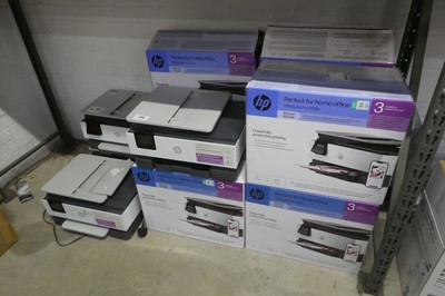 Lot 2196 - 11 HP OfficeJet Pro 8122E printers
