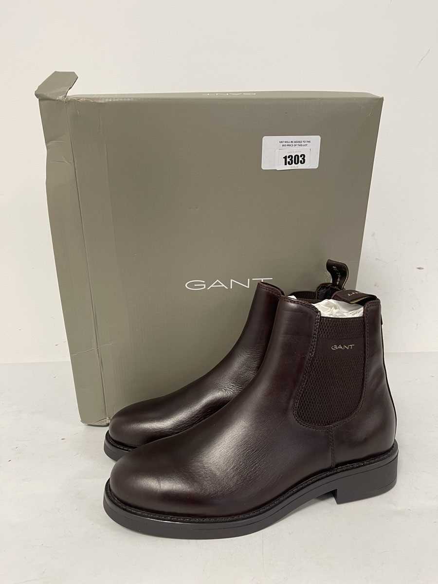 Lot GANT prepdale boots in brown size EU43 - boxed