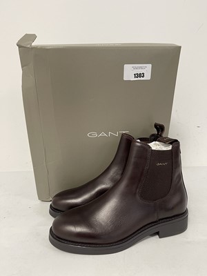 Lot GANT prepdale boots in brown size EU43 - boxed