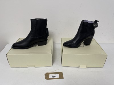 Lot 2x Boxed pairs of Off The Hook boots Bromley...