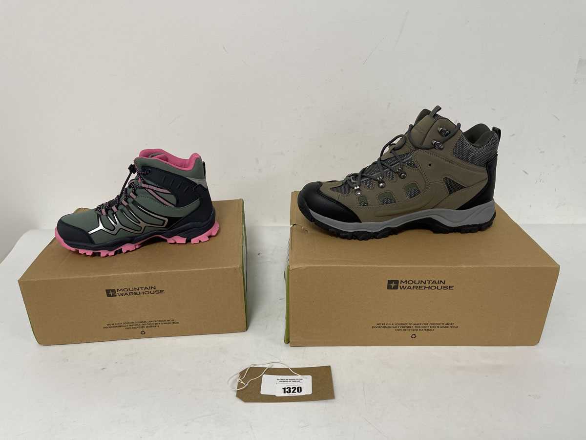 Lot 1320 - 2x Boxed pairs of Mountain Warehouse boots...