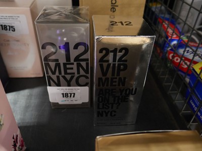 Lot 1877 - 212 MEN NYC by Carolina Herrera eau de...