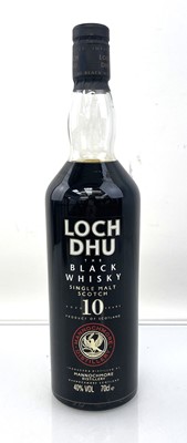 Lot 59 - A bottle of Loch Dhu The Black Whisky 10 year...