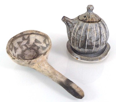 Lot 156 - Yo Thom (Japanese, b. 1973), a stoneware soy...