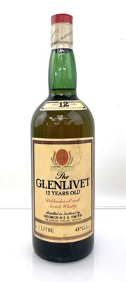 Lot 64 - A bottle The Glenlivet 12 years old Unblended...