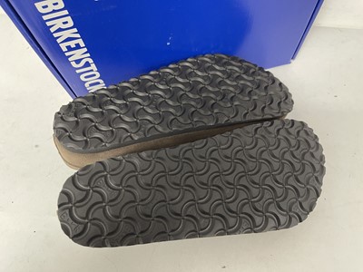 Lot 1324 - Birkenstock naples wrapped shoes in concrete...