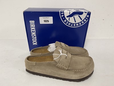 Lot Birkenstock naples wrapped shoes in taupe size...
