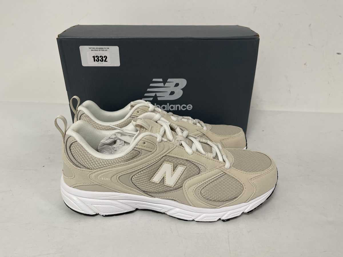 Lot New Balance 408 trainers in beige size UK9 -...