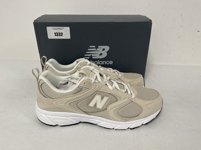 Lot New Balance 408 trainers in beige size UK9 -...