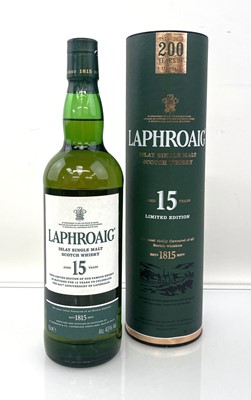 Lot 72 - A bottle of Laphroaig 15 year old Islay Single...