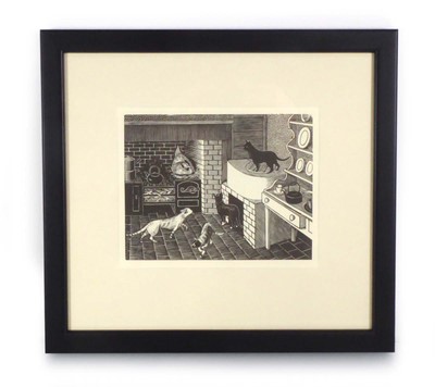 Lot 168 - After Tirzah Garwood (1908-1951), 'Farm Cats',...
