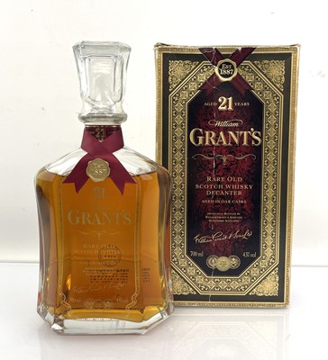Lot 74 - A Decanter of William Grant's 21 year old Rare...