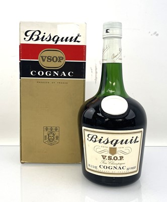 Lot 77 - An old bottle of Bisquit VSOP Fine Champagne...