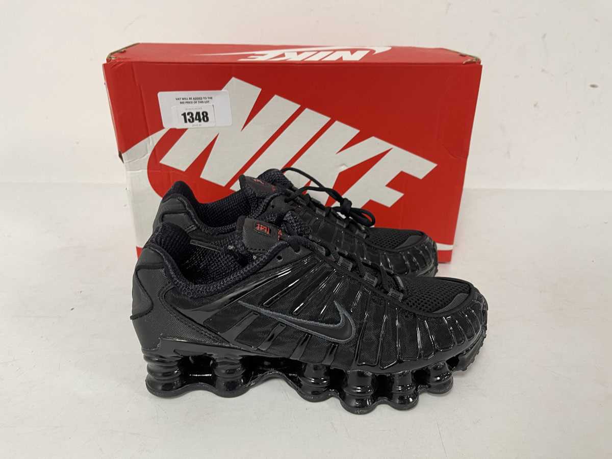 Lot Nike shox TL trainers in black size UK4.5 - boxed
