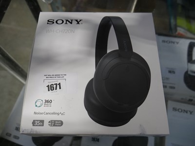 Lot 1671 - Pair of Sony WH-CH720N wireless headphones
