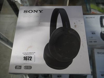 Lot 1672 - Pair of Sony WH-CH720N wireless headphones