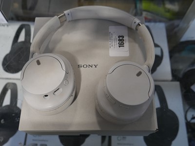 Lot 1683 - Pair of Sony WH-CH720N wireless headphones in...