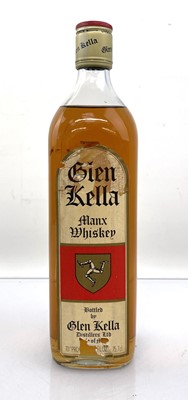 Lot 88 - A bottle of Glen Kella Manx Whisky circa...